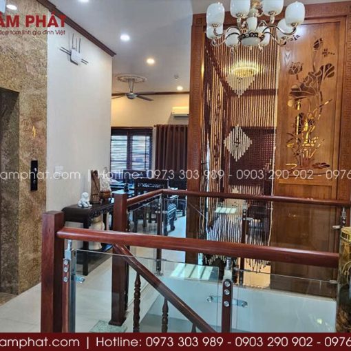 Tâm Phát nhận thi công phòng thờ sảnh tầng trên toàn quốc.