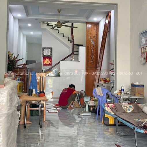 Phòng thờ tại tầng 1 cho nhà phố mẫu BT-1820