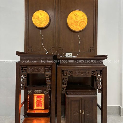 Bộ ba bàn thờ đẹp mẫu BT-1828