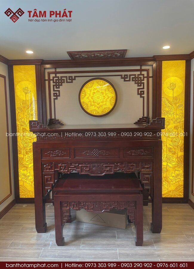 Phòng thờ đẹp hợp gu người trẻ, dẫn đầu xu hướng mới.