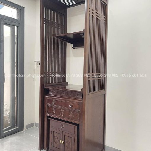 Phòng thờ hiện đại dễ vệ sinh mẫu BT-1832
