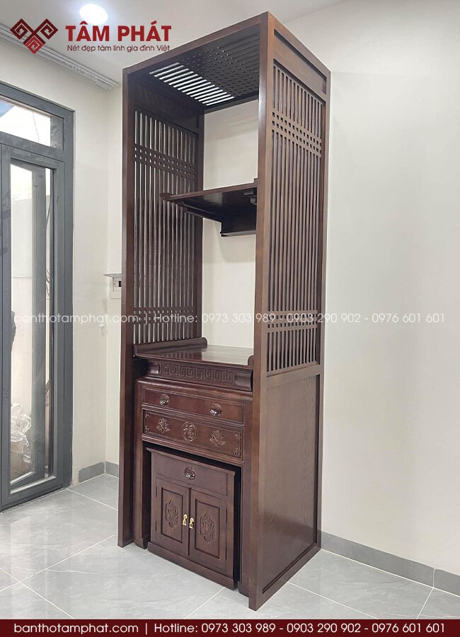Phòng thờ hiện đại dễ vệ sinh mẫu BT-1832