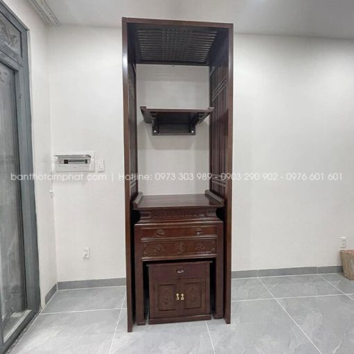 Mang đến không gian thờ vừa đẹp vừa dễ sử dụng, đáp ứng nhu cầu về sự gọn gàng và tiện nghi.