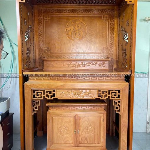 Mẫu phòng thờ hiện đại, phù hợp cho mọi không gian nhà cửa.