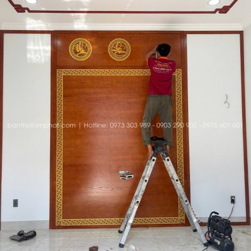 Thi công phòng thờ riêng tại gia trọn gói.